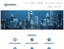 Tablet Screenshot of lumikron.com